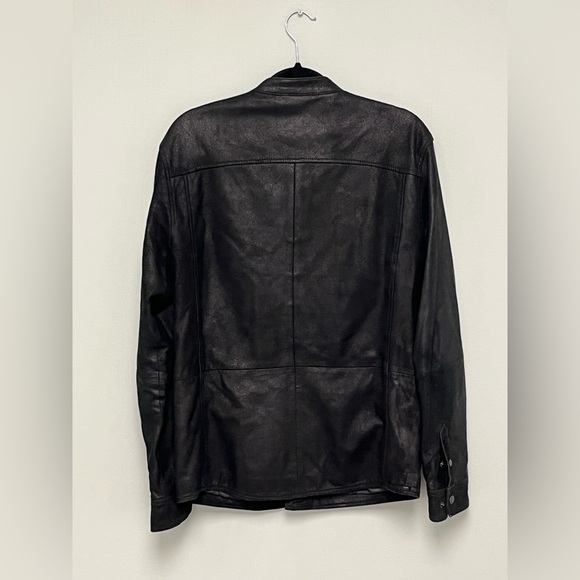 John Varvatos Goat Suede Double Zip Shirt Jacket. Size medium. - Picture 5 of 7